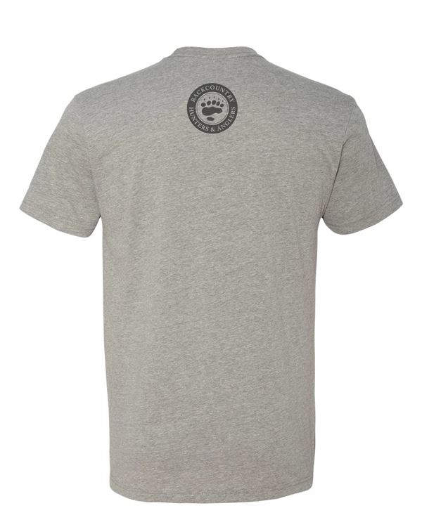 Public Land Owner® Bison T-Shirt, Heather Grey