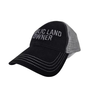 Public Land Owner® Hat - Black/Gray