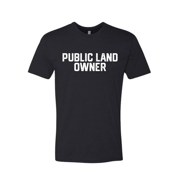 Public Land Owner® T-Shirt-Black