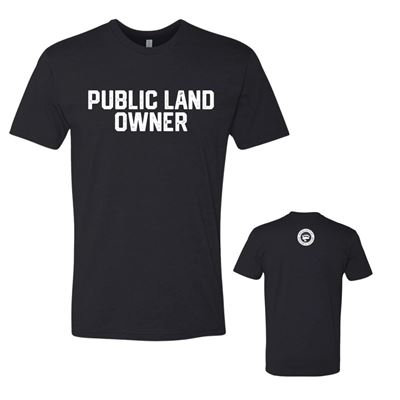 Public Land Owner® T-Shirt-Black