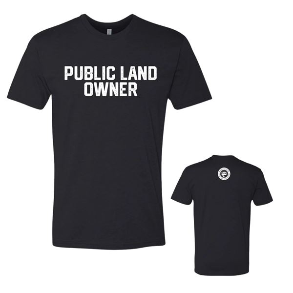 Public Land Owner® T-Shirt-Black