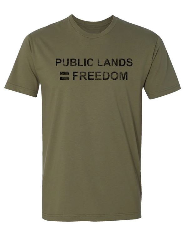 Public Land Owner® - AFI Freedom T-Shirt, OD Green