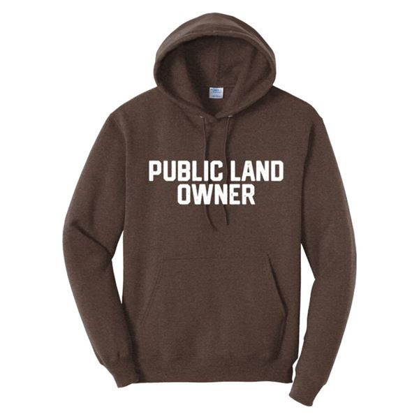 Public Land Owner® Hoodie-Brown