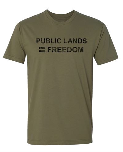 Public Land Owner® - AFI Freedom T-Shirt, OD Green