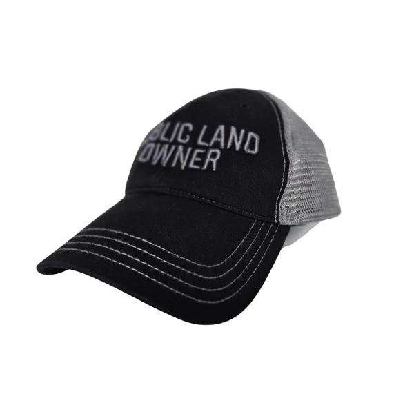 Public Land Owner® Hat - Black/Gray