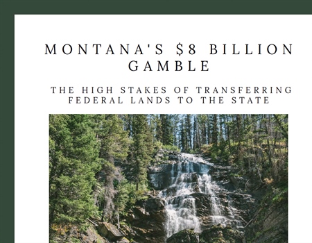 Montana's $8 Billion Gamble - the High Stakes of Transferring Federal Lands to the State