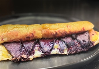Smoked Goose Blueberry Grilled Cheese Sandwich