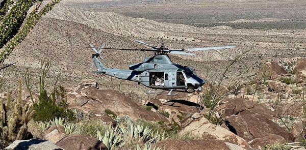 US Marines Provide Helicopter Support for Bighorn Sheep Habitat Improvement