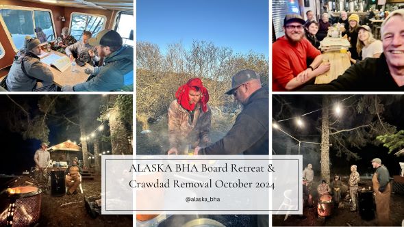 First Annual Alaska Chapter Board Retreat & Crawdad Catch-and-Cook Stewardship Event October 2024: Event Recap