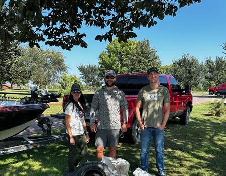SD BHA Leaders Clean Up Thompson Lake