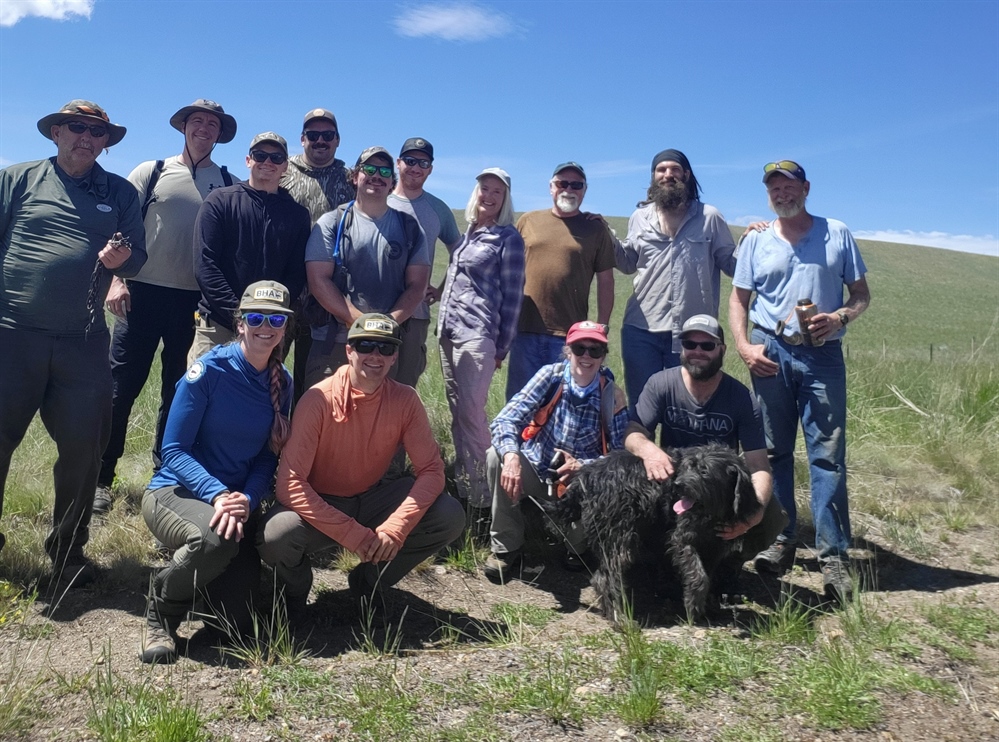 EVENT RECAP: Montana BHA Hosts Fence Pull on the Spotted Dog WMA