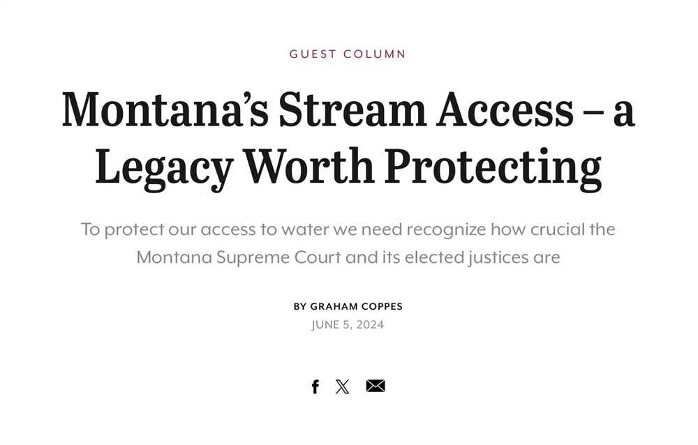 OPINION: Montana’s Stream Access – a Legacy Worth Protecting