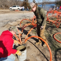 Kansas Volunteers Create Habitat for Lake Olathe