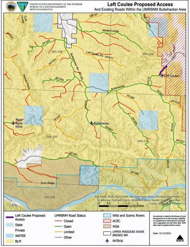 LETTER: Montana BHA Comments on Left Coulee Access EA
