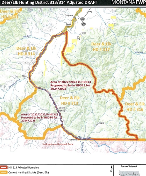 Yellowstone Northern Range elk herd management to change after hunting district boundary modified