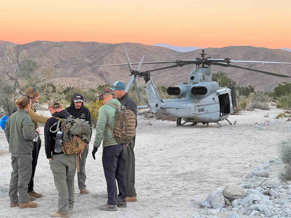 Peninsular Bighorn Sheep Get Another Boost from U.S. Marine Corps Helicopter Squadron