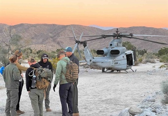 Peninsular Bighorn Sheep Get Another Boost from U.S. Marine Corps Helicopter Squadron