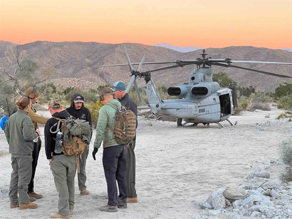 Peninsular Bighorn Sheep Get Another Boost from U.S. Marine Corps Helicopter Squadron