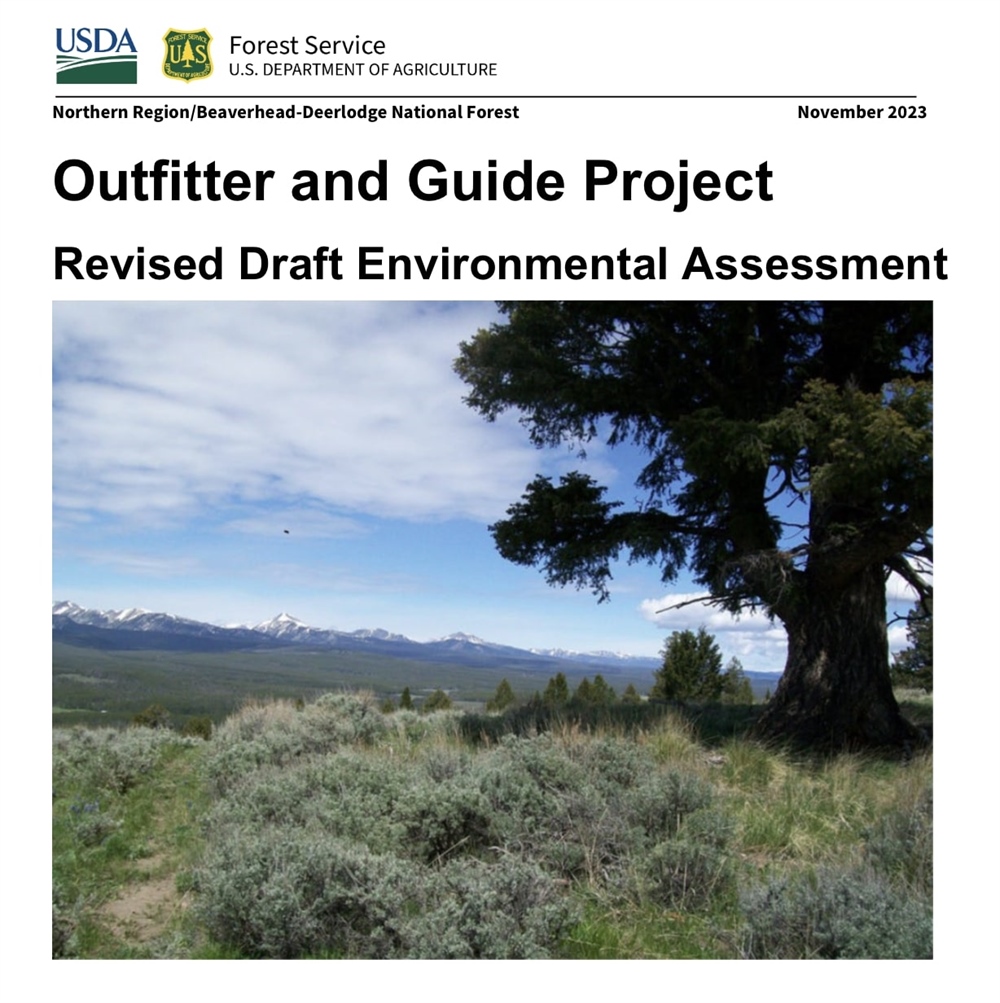 Montana BHA Comments on the Beaverhead-Deerlodge Outfitter and Guide Project