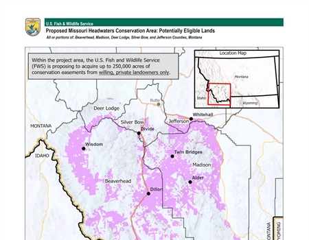 LETTER: MT BHA comments in support of Proposed Missouri Headwaters Conservation Area