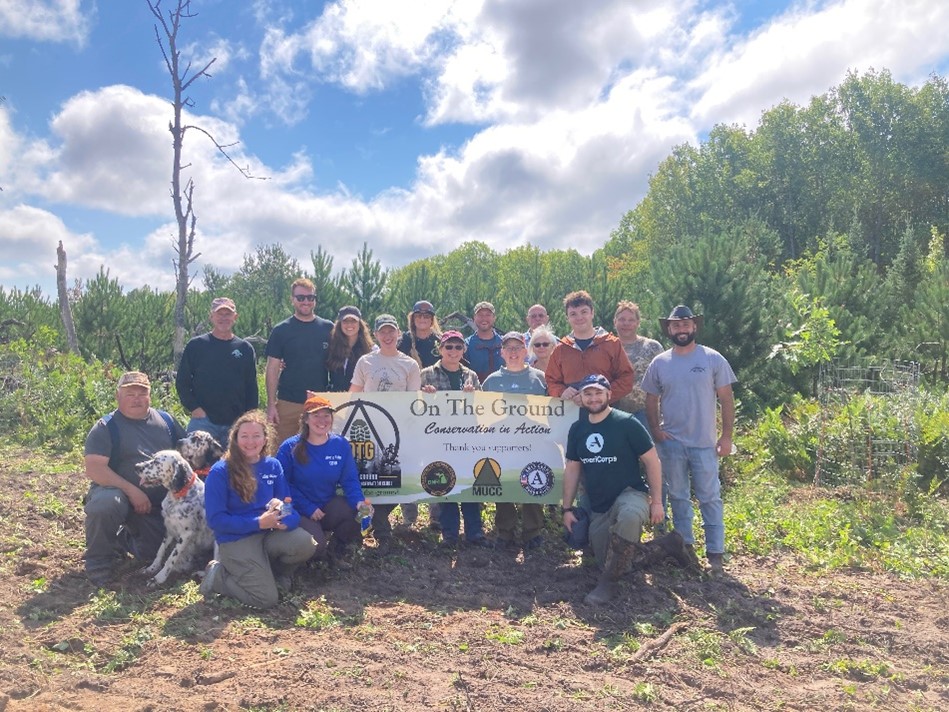 NMU Student Represents BHA on Collaborative Project to Improve Grouse Habitat