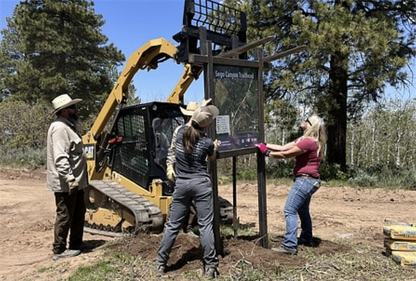 Utah BHA & Partners Complete Trailhead Improvements at Sego Canyon