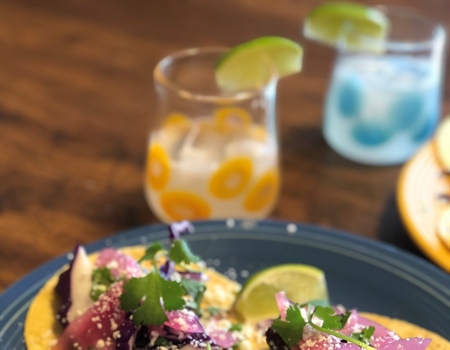 Venison Tacos with New Mexico Red Chili and Orange