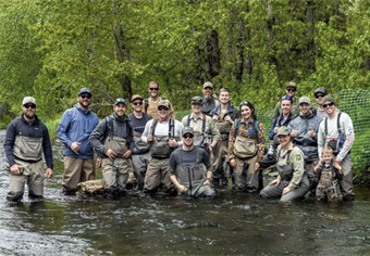 Alaska BHA Partners with Stream Watch Program to Mitigate Bank Erosion on the Famed Russian River