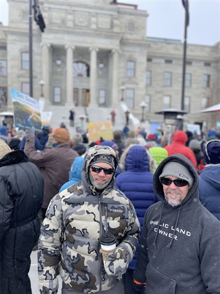 Public lands advocates rally, testify for outdoor access funding