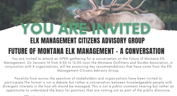 Public invited to hear panel of stakeholders discuss state elk management Jan. 14