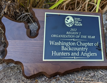 WA Chapter Awarded Organization of the Year