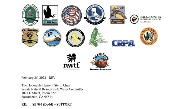 CA Bill SB865 to Increase Junior Hunting License Eligibility