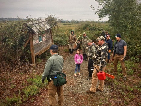 WA BHA Cleans Up Granite Falls & Improves Trail at Spencer Island