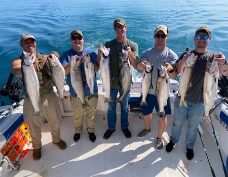Boat full of 11B’s, Dipsies, and Big Fishy’s - An AFI Salmon Trip