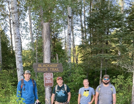 Minnesota BHA works to cleanup the Blackhoof River WMA