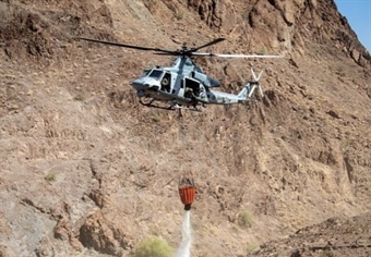 U.S. Marine Corps Helicopters to Haul Water for Wildlife