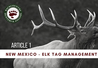 New Mexico Elk Tags – There Must Be A Better Way