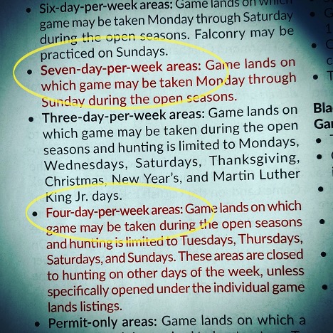 Good Luck on Sunday: Big Change for Public Land Hunters in NC