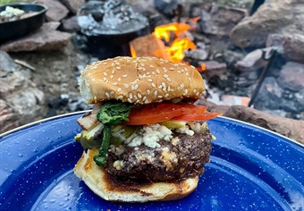 Wild Game Blue Cheese Burger