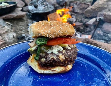 Wild Game Blue Cheese Burger