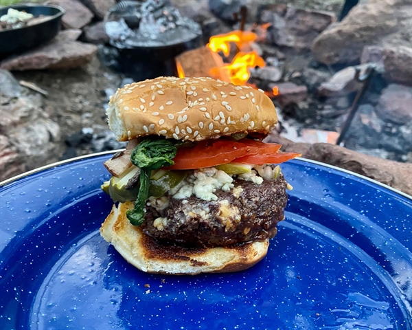 Wild Game Blue Cheese Burger