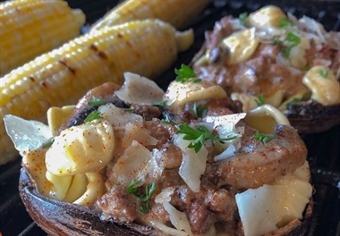 Grilled Venison Orecchiette Stroganoff