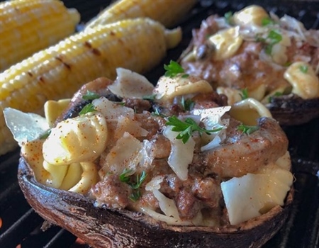 Grilled Venison Orecchiette Stroganoff
