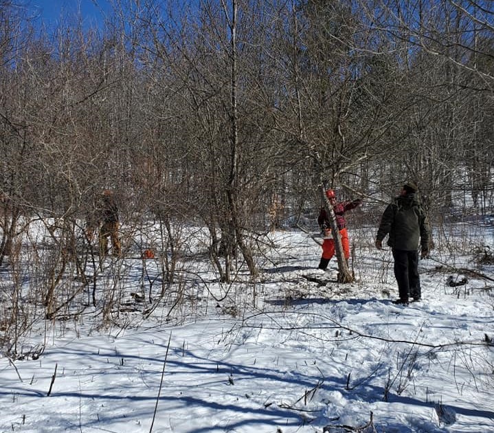 History in the air as Vermont Collegiate Chapters pitch in on habitat work