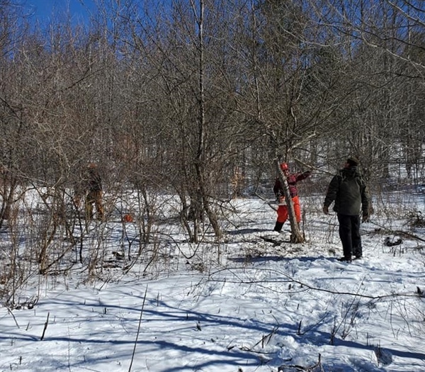 History in the air as Vermont Collegiate Chapters pitch in on habitat work