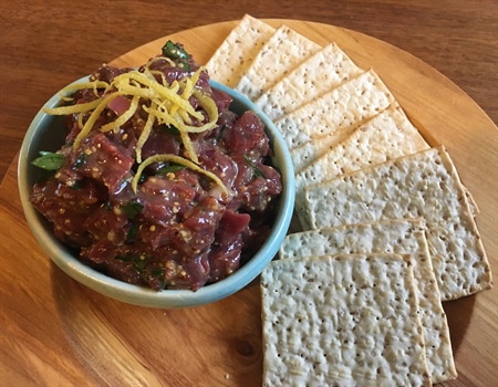 Venison Tartare with Truffle and Lemon Zest