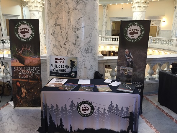 Idaho BHA Leaders Participate in Camo at the Capital