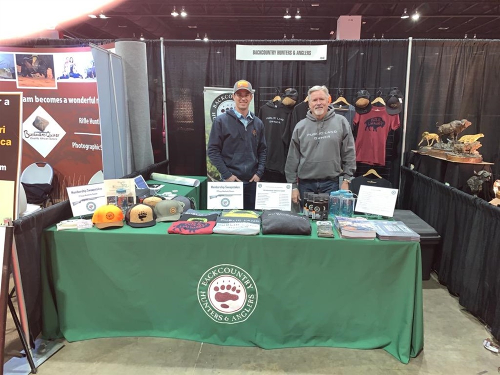 Colorado Backcountry Hunters & Anglers  Set Up Camp At International Sportsmen’s Expo