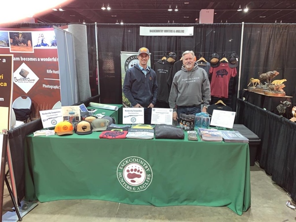 Colorado Backcountry Hunters & Anglers  Set Up Camp At International Sportsmen’s Expo