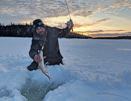 Backcountry Ice Fishing 101 in the Boundary Waters